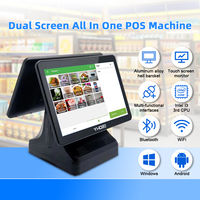 Eficiente sistema POS minorista, impresora térmica integrada de 58mm, compatible con cualquier software POS de Windows
