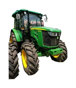 Used second-hand good condition Deere 5E-954 95HP wheeled tractors from China