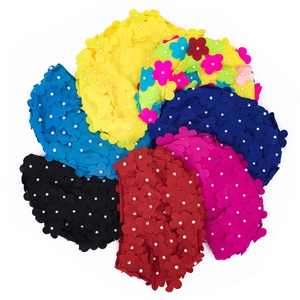 Nouveau design femmes fleurs perle mode polyester et nylon <span class=keywords><strong>bonnet</strong></span> <span class=keywords><strong>de</strong></span> <span class=keywords><strong>bain</strong></span> - Product Image 6