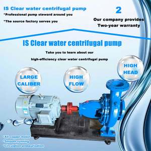 Bomba Centrífuga de Succión Axial de Una Etapa Resistente a la Corrosión para Transferencia de Agua Limpia y Circulación de Agua Caliente - Product Image 4