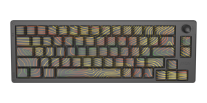 Clavier de jeu compact sans fil GK66 60% à trois modes USB-C avec caoutchouc conducteur <span class=keywords><strong>Gateron</strong></span>/Kailh, 66 touches, rétroéclairage RVB, nouveau - Product Image 3