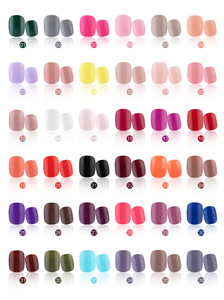 Uñas de <span class=keywords><strong>Gel</strong></span> <span class=keywords><strong>para</strong></span> manicura francesa, cobertura completa, Stiletto de almendro cuadrado, bailarina, Color Nude, 240 unidades - Product Image 6