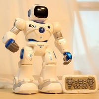 Robot RC Nirkabel Kontrol Suara Pintar Mainan Elektronik Cerdas Kontrol APP Interaktif Bahasa Inggris Terprogram Ukuran Besar Terbaru dari Link Brand