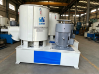 Mélangeur plastique haute vitesse SRL500, machine de chauffage et de mélange de matières premières PVC pour ligne d'extrusion de composés plastiques