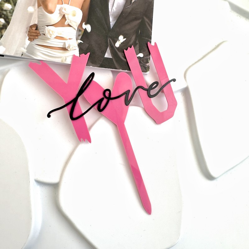 Je t'aime rose noir