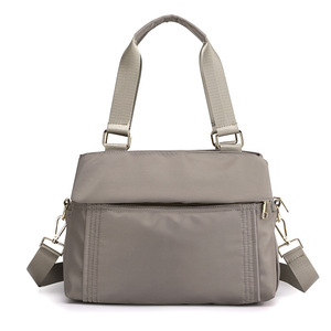 Bolsos cruzados de alta calidad para mujer, bolsos de mano grandes con asa superior, bolsos de hombro impermeables de lona, bolsos de viaje para mujer - Product Image 1