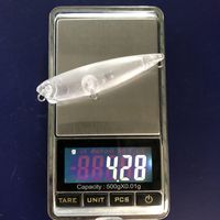 Top Right LB0001 Blanks de leurres vierges non peints pour la fabrication de leurres DIY, type Jerkbait