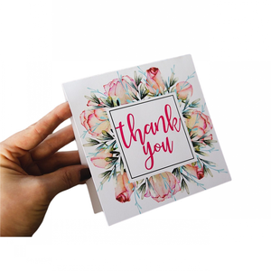 Wholesale Custom Funny Thank You Cards Fashion Greeting Card Set with Envelopes Bulk Order