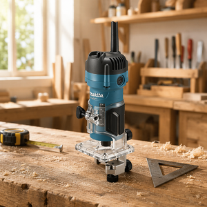 <span class=keywords><strong>Fresadora</strong></span> de Madera Profesional <span class=keywords><strong>Makita</strong></span> M3700B, 530W, Herramienta Compacta para Recortar Bordes de Laminado - Product Image 5