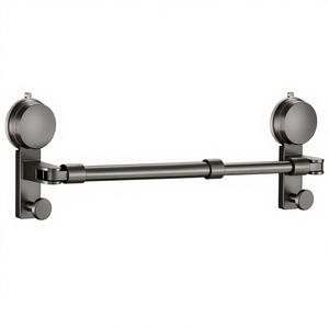 Portasciugamani Moderno a Parete <span class=keywords><strong>con</strong></span> <span class=keywords><strong>Ventosa</strong></span>, <span class=keywords><strong>Porta</strong></span> <span class=keywords><strong>Asciugamani</strong></span> Lucido Senza Foratura per <span class=keywords><strong>Bagno</strong></span> e Toilette - Product Image 5