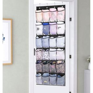 Sac de rangement à 24 poches à suspendre derrière la porte, grandes poches, organisateur de chaussures à suspendre sur la porte - Product Image 1