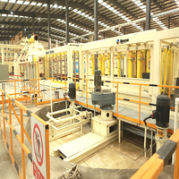 Machine de fabrication de blocs légers en béton mousse AAC, ligne de production de briques, contrôle PLC, certifiée CE, conductivité thermique 0,132