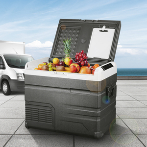 Mini Refrigerador Portátil con Compresor de Corriente Continua, <span class=keywords><strong>Pequeño</strong></span>, para Acampar al Aire Libre, 12V 24V, Recargable con Energía Solar para Automóvil - Product Image 6