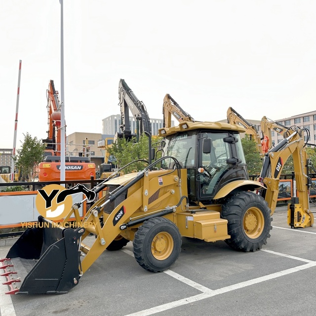 Yishun Factory Price Good Performance Used Caterpillar Wheel Backhoe Loader CAT420F in Stock