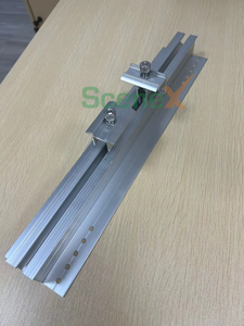 Installation rapide solaire <span class=keywords><strong>400</strong></span> Mini Rail en aluminium Railless support de montage Installation rapide pour support de toit <span class=keywords><strong>IBR</strong></span> en métal trapézoïdal - Product Image 6