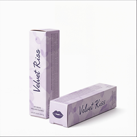 Boîte cosmétique personnalisée pour gloss à lèvres, maquillage, produits de beauté avec logo personnalisé imprimé sur l'emballage
