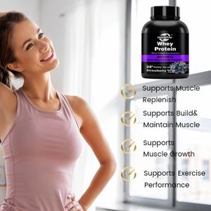 Proteína de Suero de Leche en Polvo (Sabor Arándano) Personalizada OEM/ODM, VENTA CALIENTE, para Adultos - Product Image 3