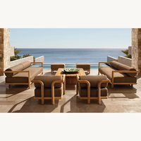 Ensembles de meubles de patio de style moderne Sofa de jardin imperméable d'extérieur luxueux