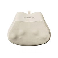 Nouvel Arrivage Coussin de Massage Électrique Chauffant en Cuir Bleu pour le Dos, le Cou et le Corps Entier, avec Fonction Pétrissage Shiatsu, Alimentation DC5V, Idéal pour le Voyage et Soulagement de la Douleur