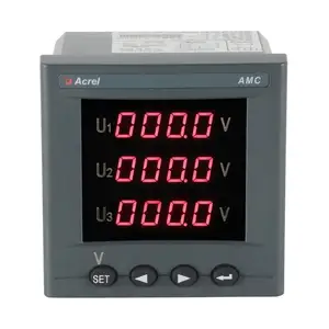 Acrel AMC48-AI3 Diprogram AC Tiga Fase Meteran Arus Ammeter Digital Multifungsi Panel Meter Tampilan LED