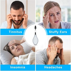 Dispositivo de succión para alivio de la presión en los oídos, alivio del tinnitus, silbidos, silicona, reutilizable, portátil, eficaz, herramienta para reducir la tensión al volar 3 - Product Image 2
