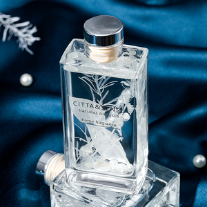 Hot Bán 150Ml Thủy Tinh Reed Khuếch Tán Thân Thiện Với Môi Làm Mát Không Khí Với Thơm Tinh Dầu Nhãn Hiệu Riêng Trang Trí Nội Thất - Product Image 2