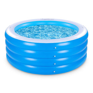Grande <span class=keywords><strong>piscine</strong></span> gonflable ronde et profonde 70x30 pouces, <span class=keywords><strong>piscine</strong></span> familiale pour adultes avec poignées, pour l'extérieur, le jardin, jeux aquatiques - Product Image 3