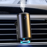 Diffuseur d'huile essentielle en spray automatique rechargeable Clip d'aération portable Diffuseur de désodorisant pour voiture en métal électrique Vente en gros