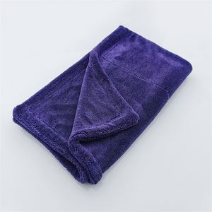 1200gsm Double Twist Loop Eco-Friendly Microfiber Thick Drying Towel Coral Fleece Cleaning Cloth for Vehicle Outdoor <b>Car</b> - Product Image 5