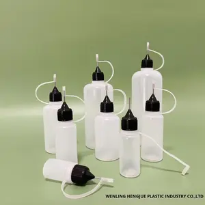 Botellas Dispensadoras con Cubierta de <span class=keywords><strong>Aguja</strong></span> de PE <span class=keywords><strong>para</strong></span> Uso Cosmético (Llenado de Pigmentos <span class=keywords><strong>para</strong></span> Tatuajes y Aceites) - Modelos en Stock de Fábrica de Zhejiang - Product Image 4