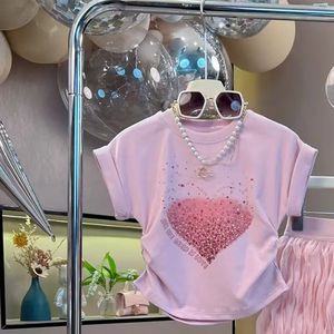 Conjunto de Falda y Blusa de Algodón para Niñas, Estilo Veraniego 2025, Chic, Manga Larga, Dos Piezas, Éxito en <span class=keywords><strong>TikTok</strong></span> - Product Image 6