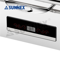 Pour chauffe-plats électrique de luxe Sunnex 8.5L chauffe-plats en acier inoxydable pour restauration et restaurants Offre Spéciale pour hôtels et buffet