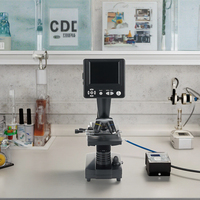 HD 40X-1600X Digital LED Light Source Optical High Definition Biological Microscope Triple Nosepiece Smooth Focusing for Student