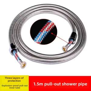 Tuyau de robinet de douche dissimulé direct d'usine Design moderne tête de pulvérisation <span class=keywords><strong>Flexible</strong></span> salle de bain <span class=keywords><strong>pour</strong></span> chauffe-eau solaire - Product Image 3