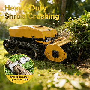 Самая популярная газонокосилка с дистанционным управлением VORAN для склонов автомагистралей и плотин, электрический радиоуправляемый гусеничный косилщик VORAN для стрижки травы в опасных зонах - Product Image 4