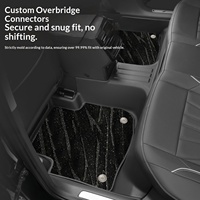 Tapis de sol de voiture OLIVER TPE spécifiques au Tesla Model 3, design intérieur complet, sur mesure, imperméables, résistants à l'usure et antidérapants