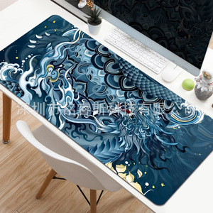 แผ่นรองเมาส์สำหรับเล่นเกม 900x400x4 มม. ยางกันน้ำ รูปทรงสี่เหลี่ยมผืนผ้า สำหรับใช้บนโต๊ะ - Product Image 2