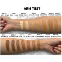 Vente en gros de fonds de teint de marque privée soyeux cosmétiques (nouveau) Palette de fond de teint hydratant teinté imperméable à l'eau crème correcteur
