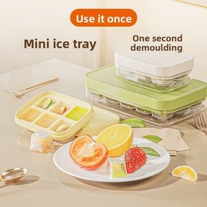 Molde de silicona para cubitos y bolas de hielo de congelación rápida para uso doméstico en refrigerador, fácil de desmoldar, apto para congelador - Product Image 2