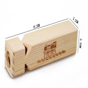 Logotipo personalizado diseño de sonido de madera <span class=keywords><strong>silbato</strong></span> de tren para los niños - Product Image 5