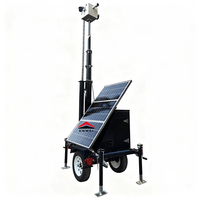 Trailer CCTV Tenaga Surya Kecil, Kamera CCTV Mini Tenaga Surya untuk Keamanan Luar Ruangan