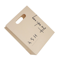 Emballage en papier de luxe personnalisé pour chaussures, stratification mate, sac en carton à provisions pour habillement avec logo personnalisé, ruban, bougie