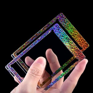 ที่ใส่บัตรแม่เหล็กสำหรับซื้อขายแบบมีปุ่มปิดสำหรับเกมกีฬาพิมพ์ลายแบบโฮโลแกรมที่กำหนดเอง - Product Image 2