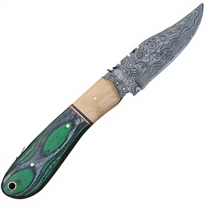 Cuchillo de Caza de Hoja Fija de Alta Calidad para Exteriores, Micarta, OEM, Marca Privada, Acero Inoxidable, Punta Caída - Product Image 3