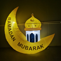 Décoration gonflable de Ramadan Superwin Islam Musulman pour la cour extérieure, le jardin, les célébrations, la lune, la mosquée, l'Aïd Moubarak
