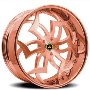 عجلات سبائك مطروقة JZ من قطعتين مقاس 20 و22 و24 و26 و28 و30 بوصة، 5x120 و6x135 و6x139.7 و8x170 و8x180، لإطارات سيارات الركاب F-body C8 F150 - Product Image 2