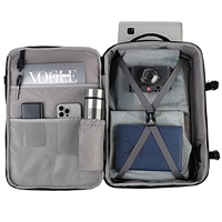Mochila Convertible de Viaje con Puerto de Carga USB, Compartimento para Portátil de 15.6 Pulgadas, para Hombres y Mujeres, Bolsa de Viaje de Fin de Semana