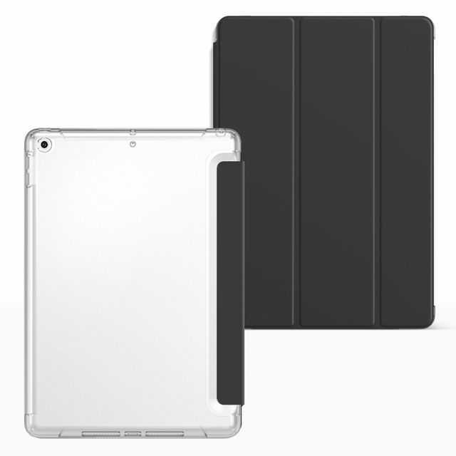 For iPad 7th 8th 9th 10th air 4 5 Generation case Clear Transparent Leather Tablet case for iPad 10.2 11 12.9 13 Inch Case