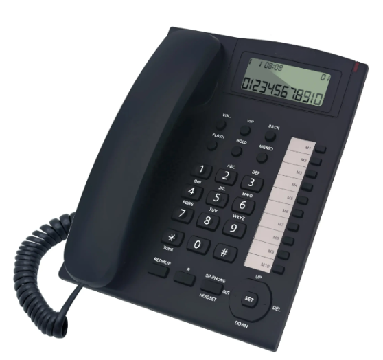 Best Quality Wired Telephone for Office & Home Multifunctional Speakerphone with Caller ID Landline Telephone Set
