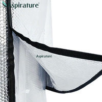 Couverture de réservoir d'eau tridimensionnelle isolée en aluminium avec couvercle, attaches Velcro et fonction occultante, sur mesure